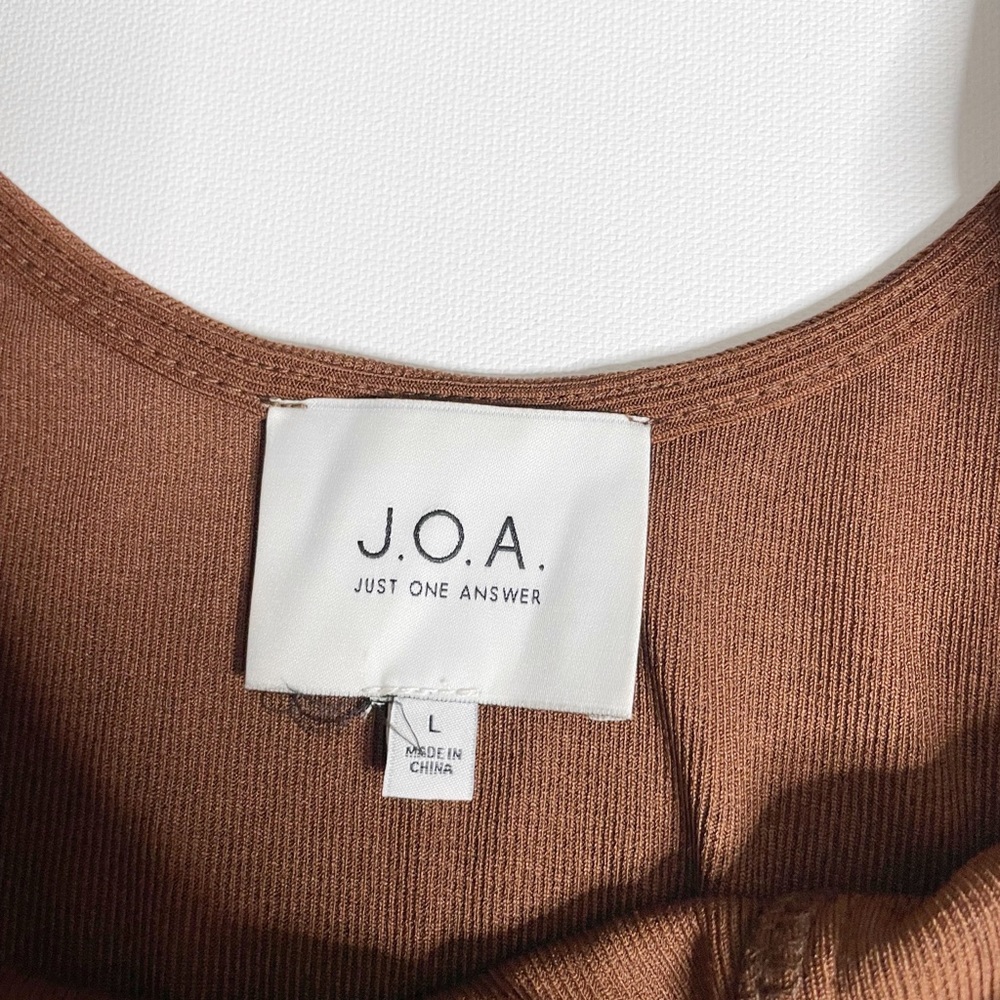 J.O.A side ruched bodycon dress (L) - Picture 10 of 14